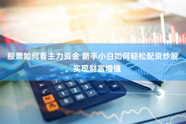 股票如何看主力资金 新手小白如何轻松配资炒股，实现财富增值
